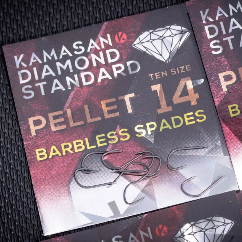 Kamasan Diamond Standard Pellet Barbless Hooks